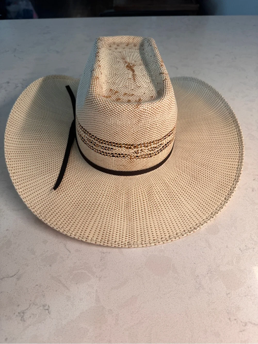 Twister Kids' Tan Bangora Straw Cowboy Hat